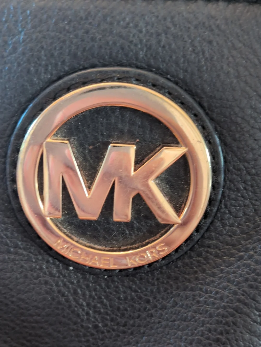 Michael Kors Black Leather Crossbody